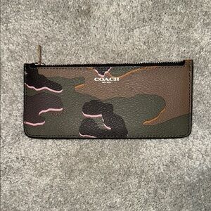 Coach Camouflage Leather Wallet
